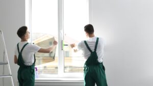 klejenie folii na okno